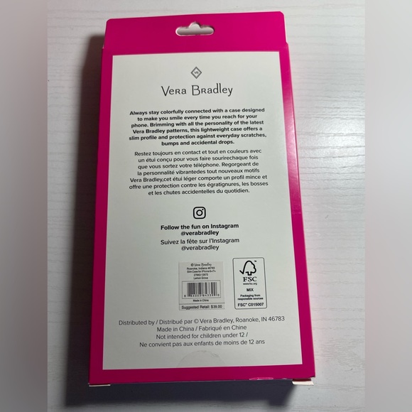 BUY ONE GET ONE FREE! Vera Bradley Phone Case IPhone 6+\7+ - Picture 2 of 3